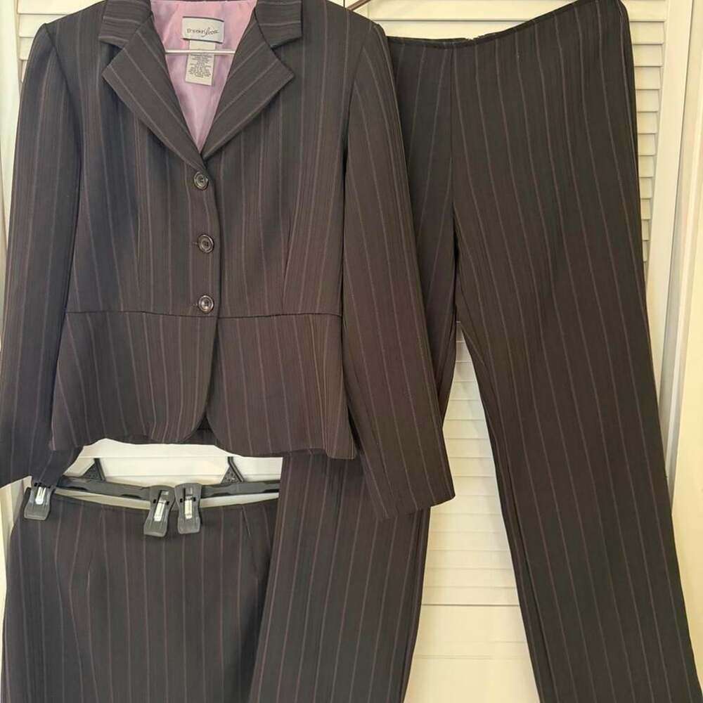Breakin' Loose Vintage Pinstripe 3-Piece Suit Set Size 11/12